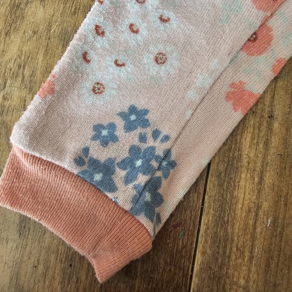 Lucky Brand Peach & Blue Floral Long-Sleeve Crewneck Tee & Pajama Pants - Picture 3 of 10